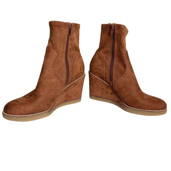 Zodiac Ilana Booties Ankle Boots Shoes Womens Size US 9.5 EU 39.5 Brown - Picture 4 of 16